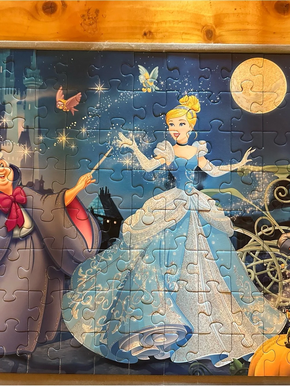 Ravensburger Disney Princess Puzzles Cinderella (blue) & Jasmine (red) Duo